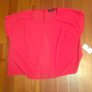 Hot Pink Plus Size Top